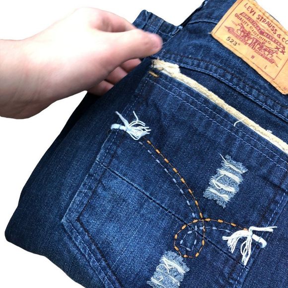 Levi's Jeans Size 32 Style 523 Blue - Picture 9 of 9